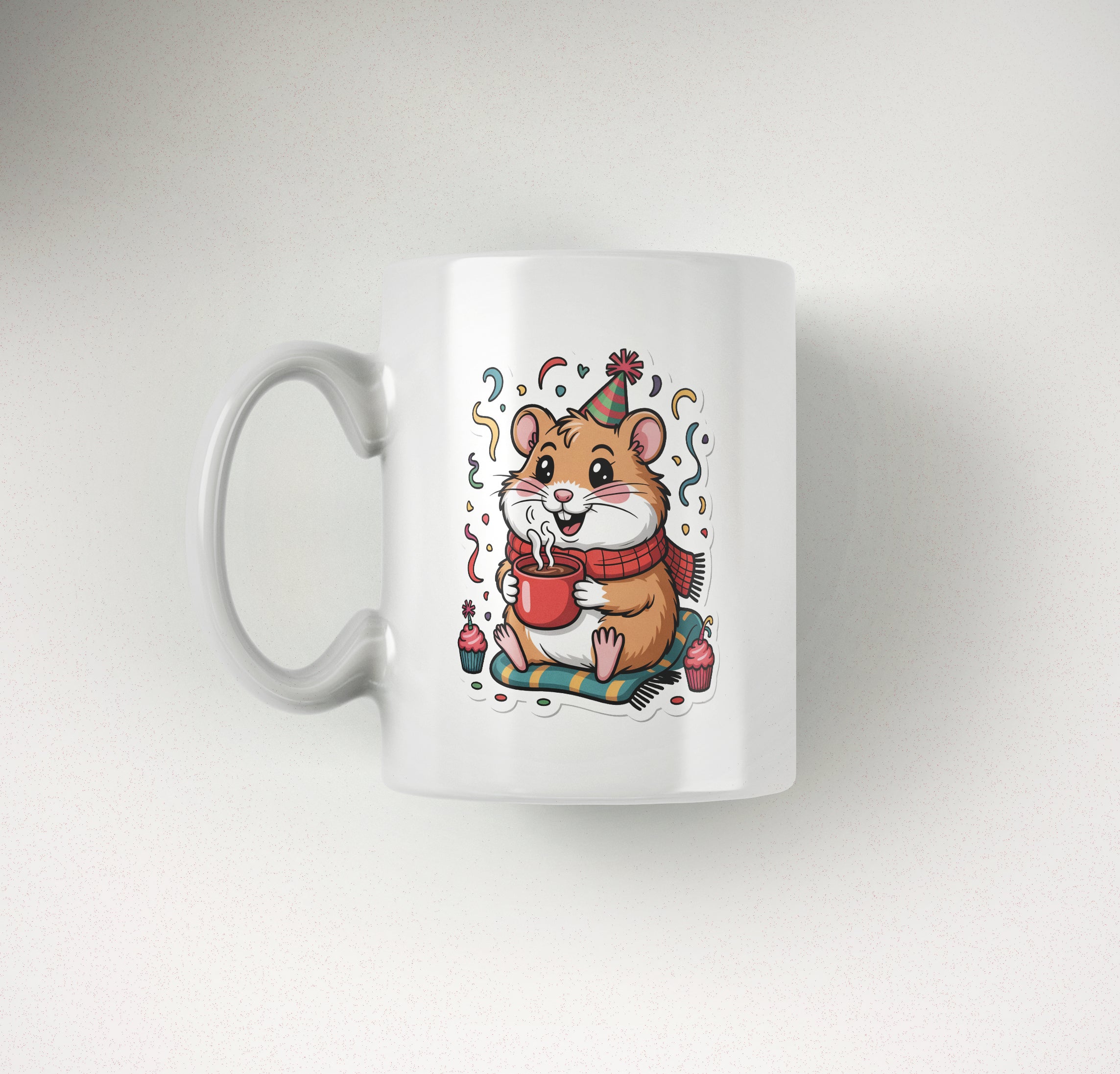 Hamster mit Kakao