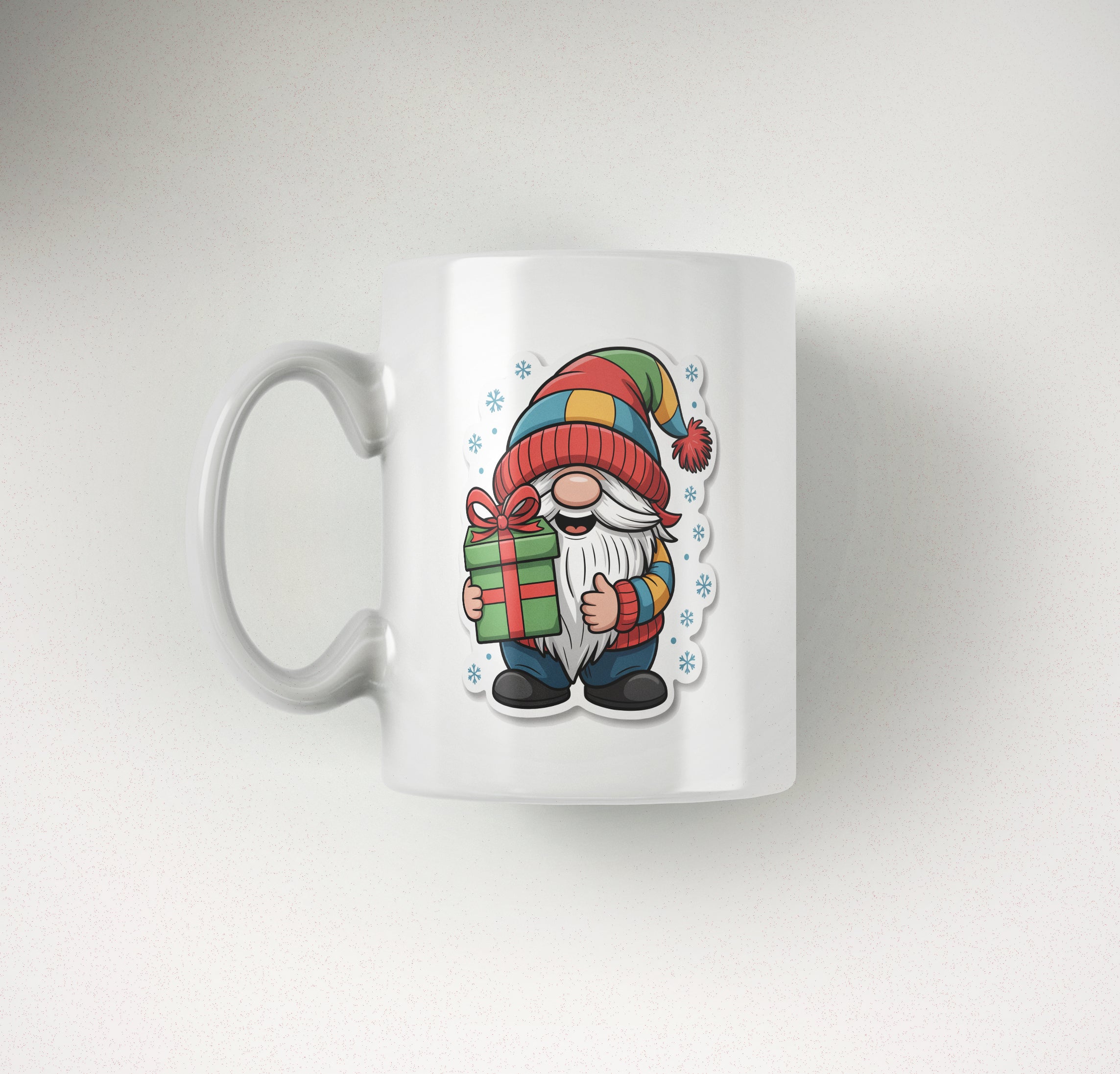 Gnom mit Geschenk